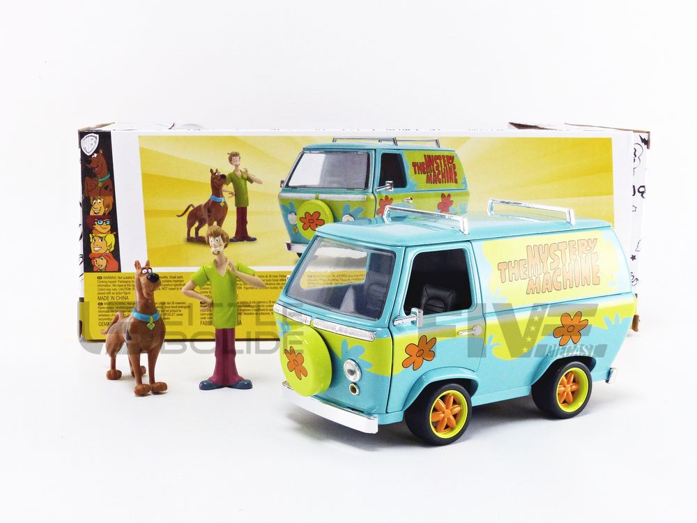 JADA TOYS 1/24 - MISTERY MACHINE SCOOBY DOO - WITH SHAGGY AND