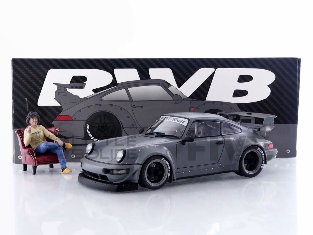 SOLIDO 1/18 - PORSCHE 911 (964) RWB BODY KIT WITH NAKAI FIGURE