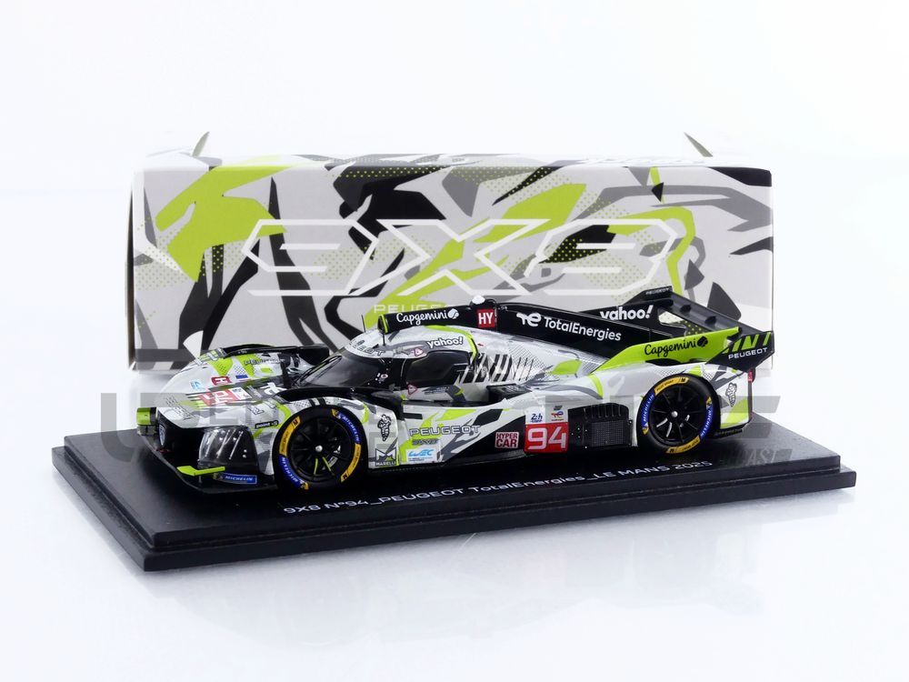 ミニカー Peugeot 9X8 Hypercar (1/43), spark SPARK 1/43 - PEUGEOT 9X8 - 24H LE MANS 2025 S9268 9580006992680| eBay